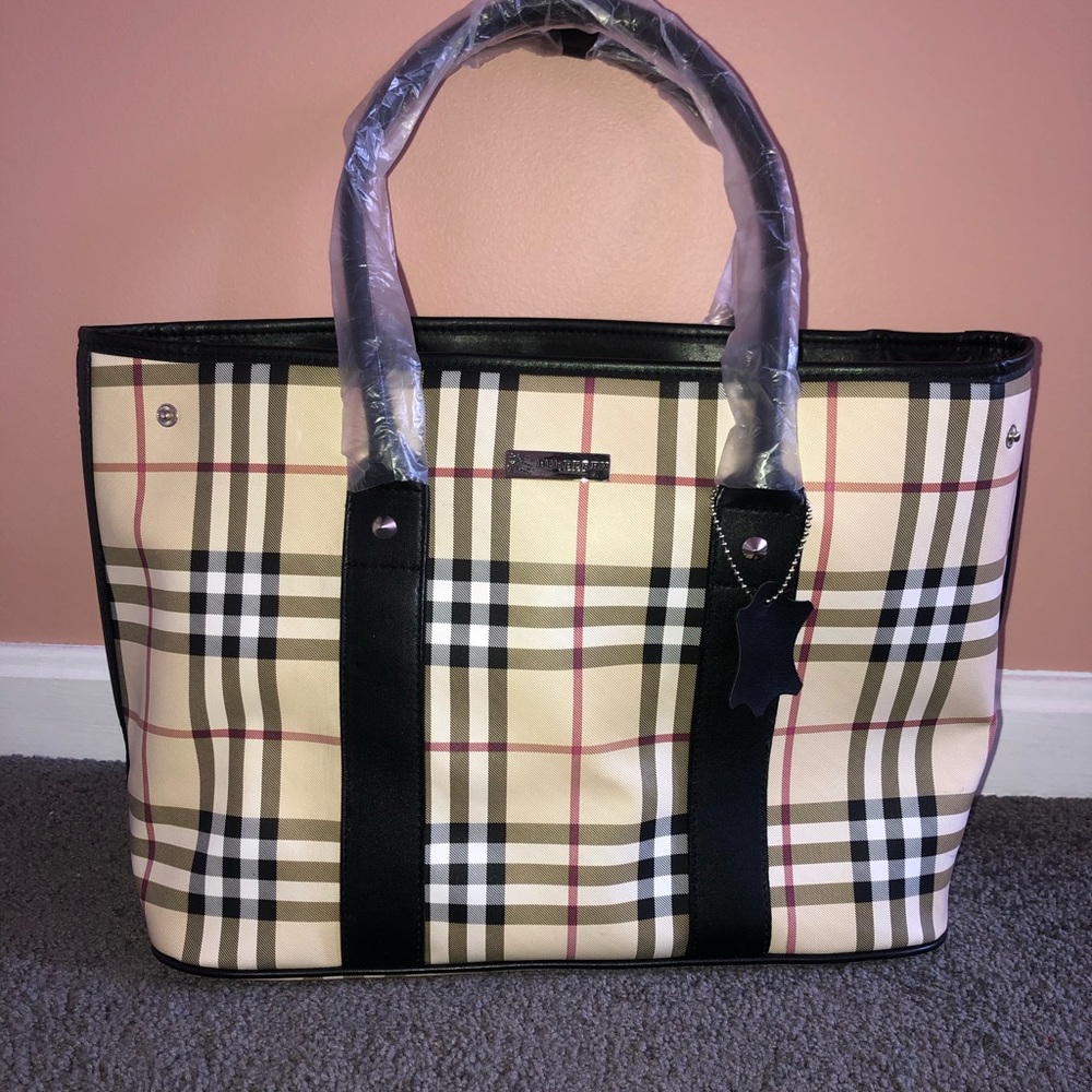 VINTAGE Burberry London Tote Bag